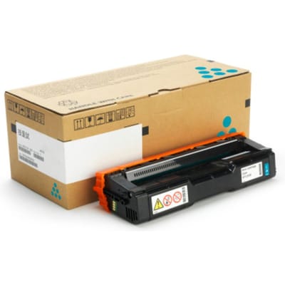 Ricoh 407717 toner cartridge cyaan hoge capaciteit (origineel)