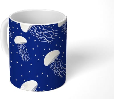 Mok - Koffiemok - Patronen - Water - Kwal - Jongens - Kinderen - Kids - Baby - Mokken - 350 ML - Beker - Koffiemokken - Theemok