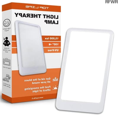 RFWR® Krachtige 15.000 Lux Lichttherapielamp - Instelbare Daglichtlamp voor Verbetering van Welzijn