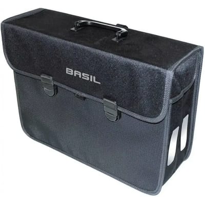 Basil Malaga Enkele fietstas - Zwart - 13 Liter