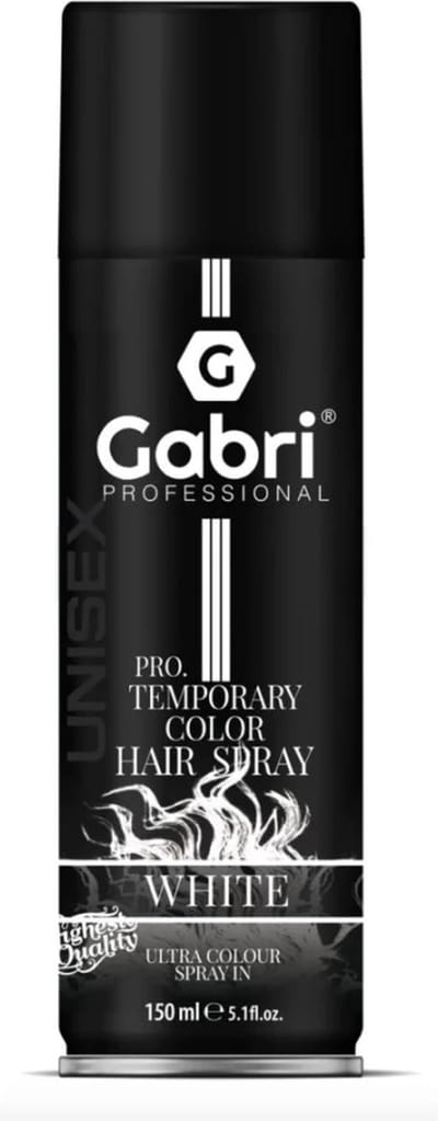 Gabri Hair Color Spray White 150ml