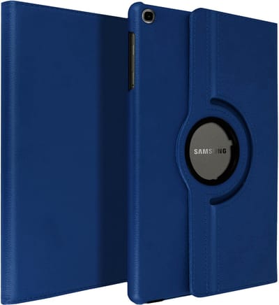 Avizar Hoesje Geschikt voor Samsung Galaxy Tab A 10.1 2019 360° Draaibare Standfunctie, Blauw