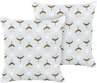 CUNEO - Tuinkussen set van 2 - Lichtgroen - 45 x 45 cm - Polyester