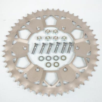 Couronne de transmission Sunstar pour Moto Suzuki 125 Rm E Valenti Racing Italie 2004 à 2006 52 dents / ARG Neuf