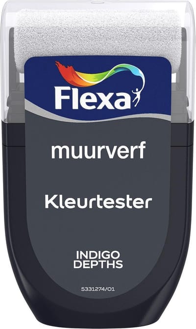 Flexa - Kleurtester Muurverf - Indigo Depths - Mengverf - 30 Ml