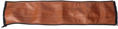 Dailygoods- Kinderwagen Handgrepen Wasbaar - Afneembare Armleuning - PU-leer - Bruin/Zwart - Geschikt voor Diverse Modellen - Afmetingen 51,5 x 11 cm - Kinderwagenaccessoires