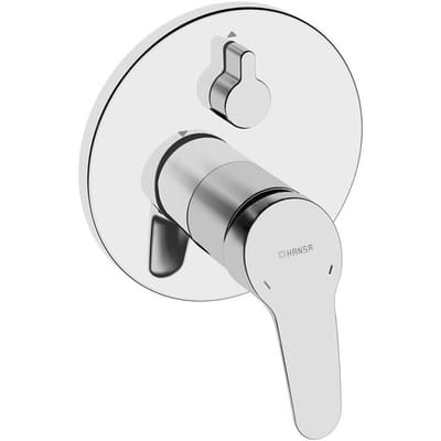 Hansamix Single Handle Bath Function Unit, Round Rosette 81849083