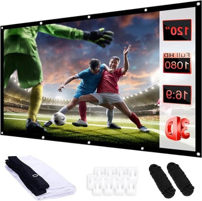 Projectiescherm - Beamer doek - Film avond - 180 graden kijkhoek - 120 inch - Wit