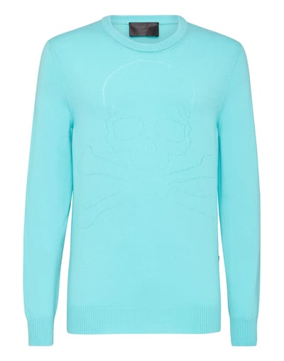 Pullover Ronde Hals Skull And Plein