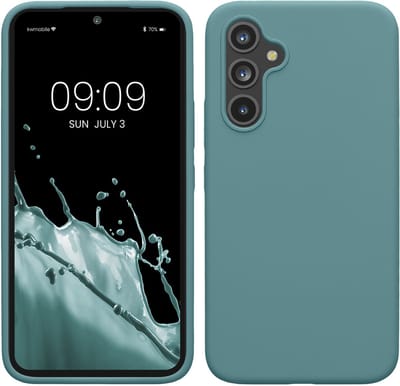 kwmobile telefoonhoesje geschikt voor Samsung Galaxy A54 5G - Hoesje met siliconen coating - Smartphone case in Arctische nacht