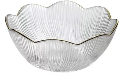 Fruitschaal Fruitschaal Decoratief bord van glas Huishoudelijk snackbord Snackbord Snoepbord(Groot)