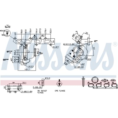 Supercharger, drukvulling NISSENS 93356