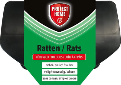 Protect Home Voerdoos Ratten Plastic - Ongediertebestrijding - 1 stuk