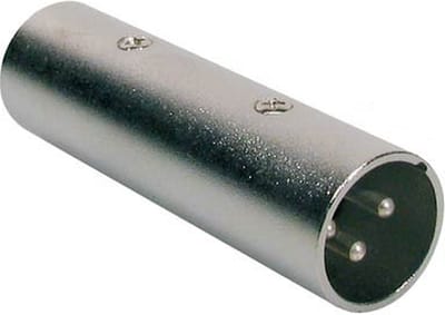 Specter XLR Verleng Plug | Van XLR MALE naar XLR MALE