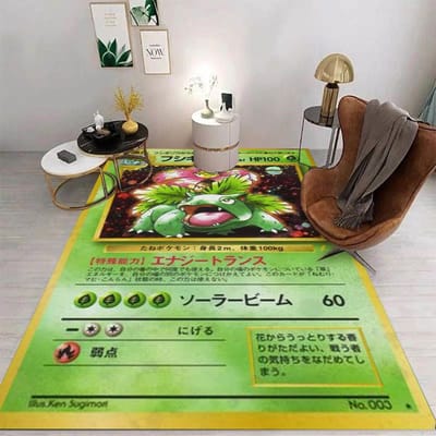 Anime Tapijt Cartoon Woonkamer Slaapkamer Keuken Banktafel Balkon Kleed Antislip Wasbare Mat Exquise Huis Ornamenten 50X80CM