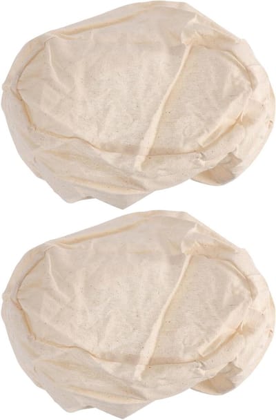 Broodmand Doek - Broodvorm Deksel - Brood Bakken - Ademend Stof - 25x15x8cm - Zoals afgebeeld