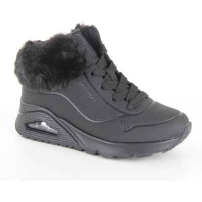 Skechers Uno Veterboot - Sneakers - Unisex - Zwart