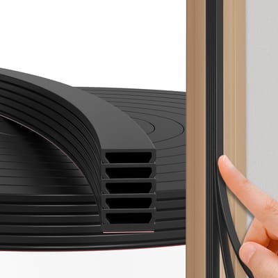afdichtingstape, zelfklevend, rubberen afdichting, tochtstopper, geluidsbescherming, energie-efficiëntie, weerbestendig (zwart, 6 m)