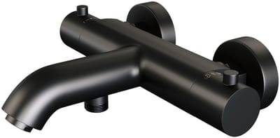 Brauer Black Edition - Opbouw Baddouche Thermostaatkraan - Mat Zwart