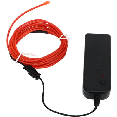 LED Fietsframe Verlichting Waterdicht Heldere Decoratie Scooter Frame Strip Verlichting voor Nachtelijk Rijden Rood black