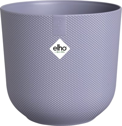Elho Jazz Rond 26 Bloempot voor Binnen - Woonaccessoire van 100% Gerecycled Plastic - Ø 26 x H 24.2 cm - Lavendel lila