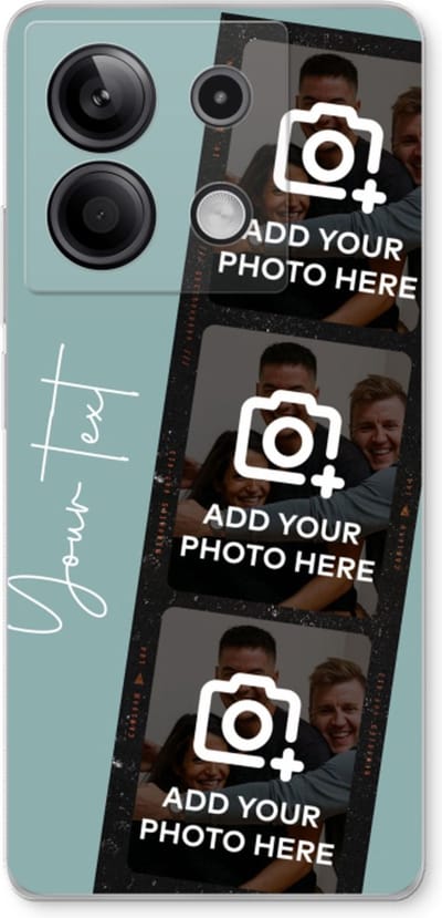 Gepersonaliseerd - Case Company® - Hoesje geschikt voor Xiaomi Redmi Note 13 5G hoesje - Filmrol N°1 - Soft Cover Telefoonhoesje - Bescherming aan alle Kanten en Schermrand