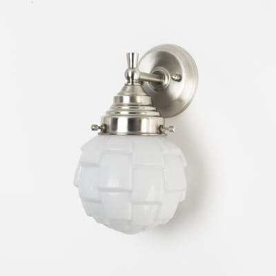 Wandlamp Bretagne Royal Matnikkel - Art Deco Trade