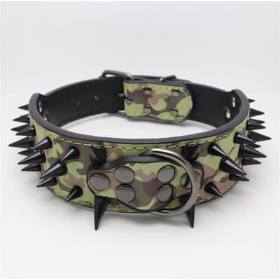 Hond Kat Halsband Met Spikes Studs Huisdier Ketting Voor Kleine Middelgrote Honden Bulldog Verstelbare Anti-Bijt Halsband Huisdierbenodigdheden accessoires XS-Neck 38-46CM