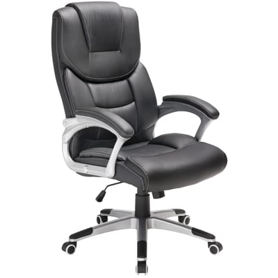Deuba Bureaustoel – Ergonomisch Draaistoel Gaming Stoel Office - Zwart