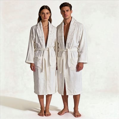 Nurpak Luxe Bamboe Badjas – 70% Bamboe / 30% Katoen – 390 GSM – Zacht & Sneldrogend – Unisex