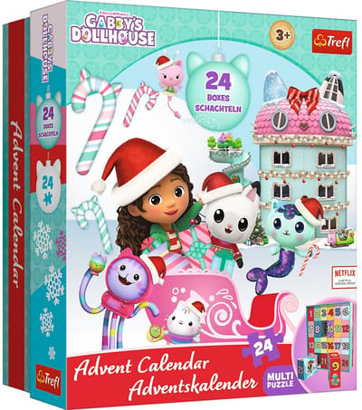 Trefl adventskalender Gabby's Poppenhuis - speelgoed verrassing.