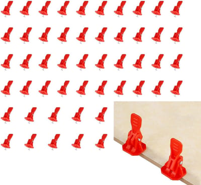 Tegel Leveling Systeem - Tegel Clips Spacers - Tegels Egaliseren - Herbruikbaar Duurzaam Materiaal - 50 stuks - Niet gespecificeerd