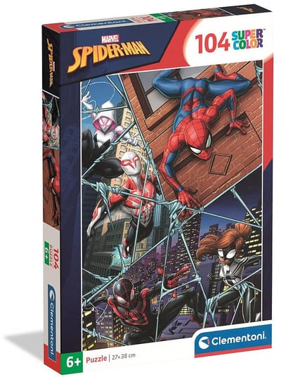 Clementoni - Puzzel - 104 Stukjes - Spider-Man - Kinderpuzzel - Vanaf 6 jaar