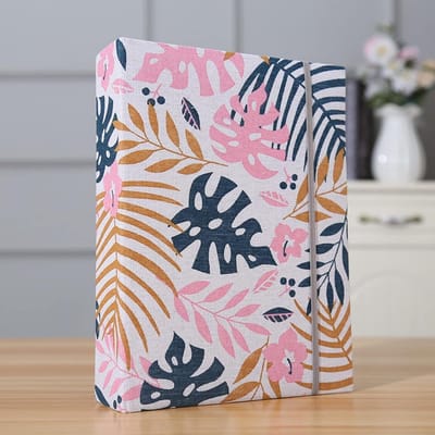 Linnen hardcover fotoalbum - duurzaam en stijlvol - 1 stuk - 24,8 x 19,1 x 5,1 cm