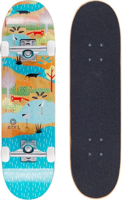 Compleet Kinder Skateboard voor Beginners - 7.5 inch Deck - ABEC 9 Lagers