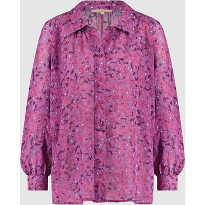 Circle of Trust Suzy Blouse Secret Garden Size: XS | Blouses Outlet | Dames | Roze