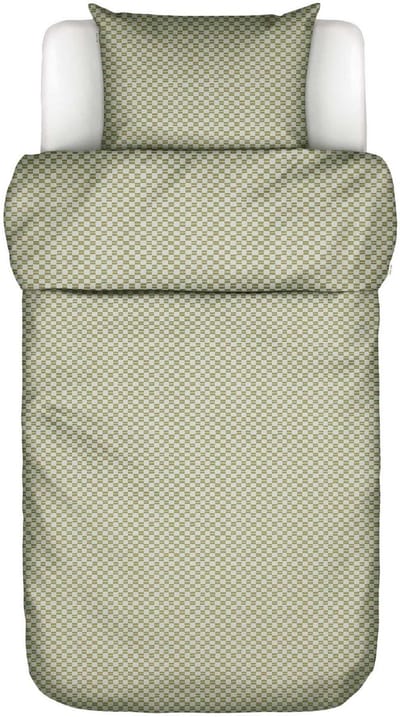 Marc O'Polo Svea Dekbedovertrek Silvery green - Eenpersoons – 140x200/220 cm