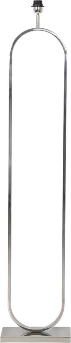 LM-Collection Oriah Vloerlamp - 30x12x142cm - E27 - Nikkel - Metaal - vloerlampen woonkamer, vloerlamp zwart, vloerlamp industrieel, vloer lamp, vloerlampen landelijk, staande lampen woonkamer, staande lampen, staande lamp industrieel