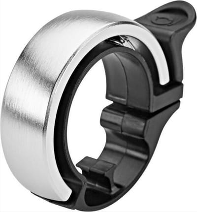 *** Fietsbel - Aluminium - Classic - Small 15mm (voor stuurstang met diameter 22.2-22.8 mm) - Zilver - Veilig onderweg - van Heble® ***