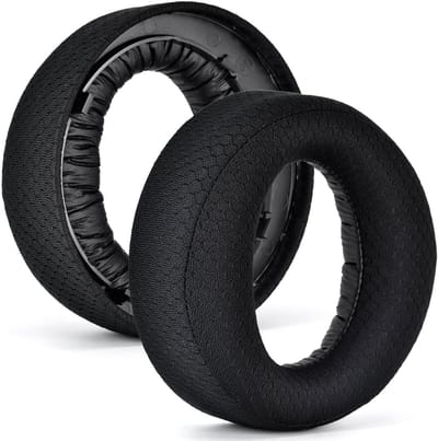 Vervangende Oorkussens voor Sony PlayStation 5 Pulse 3D Wireless PS5 Headset – Mesh Fabric Earpads – Koptelefoon Oorkussens – Zwart