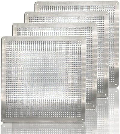 Ventilatie Rooster - Muis Wering - Ongedierte Buiten - Weerbestendig Aluminium - 250x250mm - Zilver