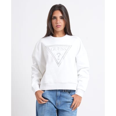 Dames sweatshirt Guess Triangle Glitter