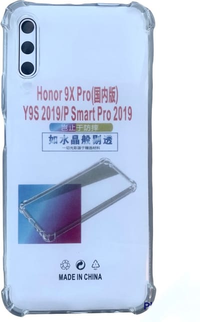 Hoesje Geschikt voor Huawei P smart Pro 2019 Anti Shock silicone back cover/Transparant hoesje