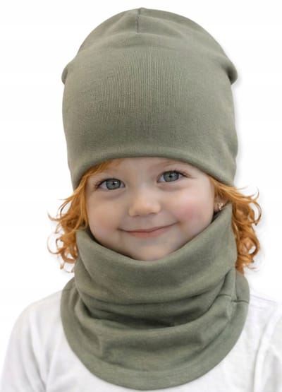 Dartomik - Kinder Set - Muts + Sjaal - Maat 52-56 - Oeko-Tex