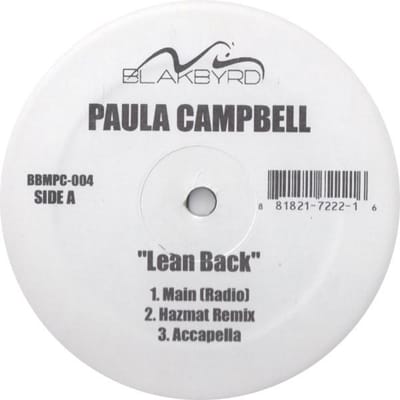 12inch Plaat PAULA CAMPBELL - Lean Back / You Make Me BBMPC004 Blakbyrd US Rap & Hip-Hop/R&B Gebruikt gray