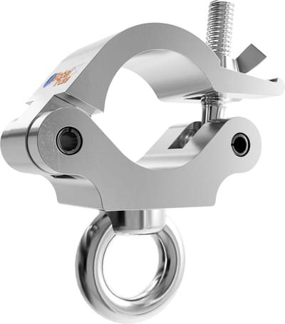 Global Truss Half Coupler, SWL 200 Kg TÜV 50mm, met Ringoog M10 - Koppeling