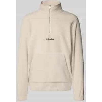 Regular fit schipperstrui met kangoeroezak model 'SOHO HALFZIP FLEECE'