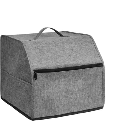 Naaimachinehoes - Beschermhoes Machine - Stofvrij Houden - Met Opbergvakken - 32 x 29.5 x 31 cm - Grijs