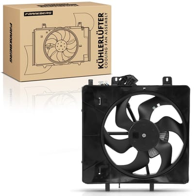 Frankberg 1x Motorradiator enkele ventilator