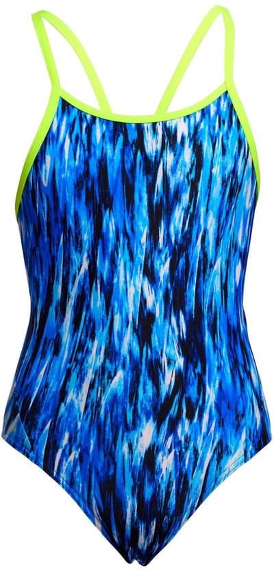 Wing streak Diamond back one piece - Meisjes | Funkita | Maat 152